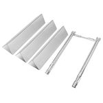 Grill Replacement Parts 7635 for Weber Spirit, Flavorizer Bars 15.3 Inch Flavorizer Bars and 69785 Burner for Weber Spirit I & II 200 with Front Control, Spirit E210, E220, S210, S220