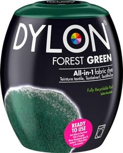 Dylon - Washing Machine Fabric Dye Pod for Clothes & Soft Furnishings, 350g (Pack of 1) - Forest Green