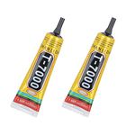 Mcare T-7000 Glue Multipurpose Adhesive Black Glue Sealant Clear Fabric, Mobile Phone Screen Repair, DIY Jewelry, Art and Resin Crafts, Bag Decoration. (Pack Of 2)