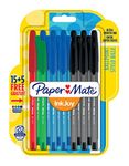 Papermate InkJoy 100 Cap 1.0 mm Medium Tip Capped Ball Pen - Assorted Standard Colours (Pack of 15 Plus 5)