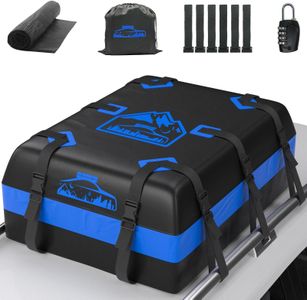 BOYUJK Car Roof Bag, 20 Cubic Feet – Waterproof Cargo Carrier