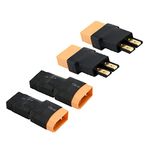 OliRC 4pcs compatible with Traxxas TRX to XT90 Male Female RC Connector Adapter(C166-4)