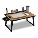 Datar Fashion Office Table for Home/Writing Desk for Office/Folding Table for School/Folding Study Table/Work from Home Height Adjustable Multipurpose Table (Wood Cotted)