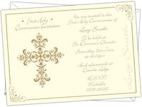 D&L Designs Ltd Personalised First 1st Holy Communion Invitations Invites HCI 008 (Pack of 24)