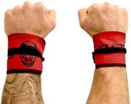 Gymreapers Strength Wrist Wraps for Cross Training, Olympic Lifting, Strength Training, WOD Workouts - Strong Wrist Support for Men and Women - Fits All Wrist Sizes | Men and Women, Red