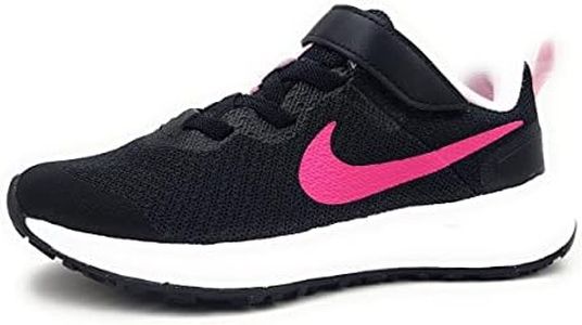 NIKE Revolution 6, Zapatillas de Gimnasia Unisex niños, Black Hyper Pink Foam Pink, 32 EU