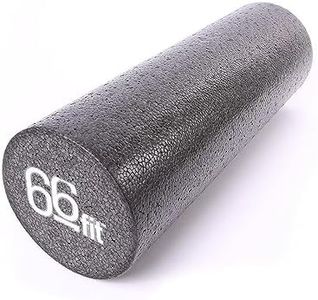 66fit Foam Roller Black - 15cm x 45cm