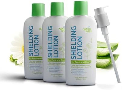 Skin MD Shielding Lotion 8oz - 3 Pack Hydrating Body Lotion for Sensitive Skin with Dispenser | Non-Greasy, Fast-Absorbing Moisturizer with Plant-Based Ingredient, Eczema & Psoriasis Relief