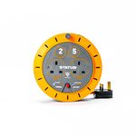 STATUS | 5Meters | 10 A Double Socket Cassette Reel with Thermal Out | Orange | S5M10ACR5