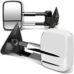 DNA Motoring TWM-002-T111-CH Pair of Towing Mirror (Driver and Passenger Sides)