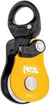 PETZL, Spin L1 Simple Pulley with Very High Output with Walker, Yellow