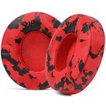 WC Wicked Cushions Premium Extra Thick Ear Cushion Pads for Beats Solo 3 & Solo 2 Wireless - Does Not Fit Beats Studio - Red Camo