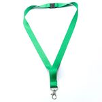 Printed Lanyards Personalised Custom Any Text Colour Lanyard Safety Break ID Card Holder. Visitor Security Company Event Gig Show Staff Teacher NHS Nurse (Green)