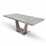 Girigo Ceramic Extendable Dining Table - Grey