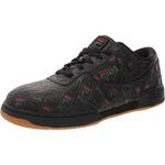 Fila Men's Original Fitness Lea Classic Sneaker, Black/Green/Red, 12 M US