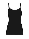 Icebreaker Merino Camisole for Women 175gm Everyday, Merino Wool Base Layer, Soft Thermal Tank Tops with Classic Scoop Neck, Adjustable Straps for Cold Weather - Camis - Black, Small