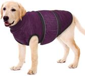 MORVIGIVE Dog Anxiety Jacket - Purple, Large - Adjustable Anxiety Relief Coat Wraps for Fireworks, Thunder, Travel,Separation,Soft Dog Calming Vest Anti Anxiety Shirt for Basset Hound, Siberian Husky