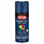 Krylon K05529007 COLORmaxx Spray Paint, Aerosol, Navy Blue