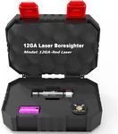 Angeebin 12GA Laser Boresighter Two Functions Suitable for Target Shooting Practice with 12 Gauge Shotguns, Red Laser Bullet Boresighting