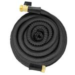 X-Hose Pro Expandable Garden Hose 25Ft, Heavy Duty Lightweight Retractable Water Hose, Flexible Hose, Weatherproof, Crush Resistant Solid Brass Fittings, Kink Free Expandable Hose as Seen on TV