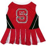 Pets First NCAA North Carolina State Wolfpack Dog Cheerleader Outfit, X-Small