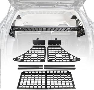 HIGH FLYING for Toyota 4Runner 2010-2024 Car Accessories Modular Storage Molle Panel System Trunk Shelf Luggage Carrier Cargo Racks Trunk Organizer Aluminum Alloy Whole Kit