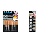 Duracell Ultra Alkaline AAA Batteries, Pack of 4