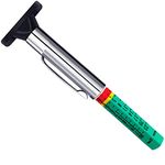 GODESON Tyre Tread Depth Gauge UK, 6-Sided Smart Color Coded Tyre Depth Gauge UK, Tyre Depth Measurement Tool in 25MM/32nds