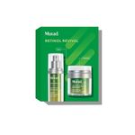 Murad Retinol Revival Kit - Worth £177, Save 40 percent - 2 Full Sizes to Improve the Look of Wrinkles and Visibly Firm - Face Serum - Night Cream