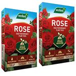 TOPLINE High-Performance Rose Food - Pack of 2 x 3kg Enriched Horse Manure Rose Plant Feed Pellets for Outdoor Garden Plants. Rose Fertiliser with Unique Topline Card.