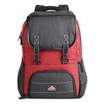 Swiss Military POSH Maroon & Charcoal Laptop Backpack fits up to 15.6 Inch Laptop, USB Charging, 21 Lts.