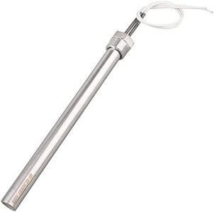 AIICIOO AC 220V 1500W Heating Cartridge Heating Element Dipping Heater 3/4 Inch Flange Stainless Steel Electric Heater