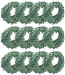 LJY 12 Rolls Total 98 Yards Artificial Ivy Garland Foliage Green Leaves Fake Vine for Wedding Party Ceremony DIY Headbands