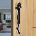 Plantex Heavy Duty Knight Door Handle/15-Inches Horse Shape Main Door Handle/Pull Handle/Door & Home Decor - Pack Of 1 (284-Copper Antique Finish) - 3 Years Warranty