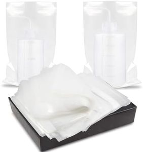 200pcs Tattoo Bottle Bags Disposable Tattoo Wash Bottle Bags Covers Sleeves Squeeze Bottle Bags Covers For Tattoo Machine Accessories, Tattoo Supplies, Tattoo Kits (Clear)