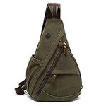 Canvas Sling Bag Backpack Small Cro