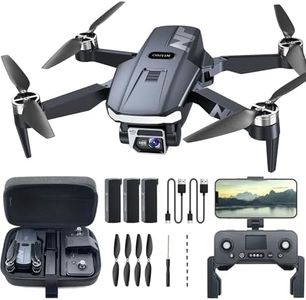 GPS Drone with Camera 4K UHD for Adults, RC Quadcopter with 90 Min Long Flight Time, Long Control Range, Auto Return, Auto Follow, Brushless Motor, Ideal for Beginners – NAFYRE N11 PRO