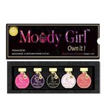 Moody Girl Luxury Perfume Gift Set for Women | Pack of 5 (20ml each) 100ml | Combination of Musky, Fruity, Floral, Amber, & Tangerine Fragrances | 24hr Long Lasting