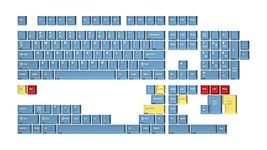 DROP MiTo GMK Godspeed Custom Keycap Set - Doubleshot Cherry Profile - Compatible with Cherry-MX Style Stems & Layouts: 60%, 65%, 75%, TKL, 100% Mechanical Keyboards (Columbia Kit)