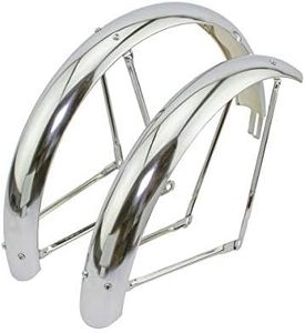 Alta Bicycle 20" Classic Adjustable Fender Set in Chrome