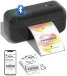 Phomemo Bluetooth Shipping Label Printer 4x6, 2025 Upgrade Desktop Thermal Label Printer for Small Business/Shipping Packages/Office/Home, Widely for Amazon, Ebay, Shopify, Etsy, UPS, FedEx - Black