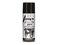 Sconosciuto Spray to Plastic Paint Professional Finish Smooth Durable Spray Paint 400ml Gloss (Black)