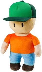 Bandai - Stumble Guys - Mr Stumble - Grande Peluche 30 cm colorée - Peluche Jeu vidéo Stumble Guys - Peluche Mr Stumble à Collectionner - Jouet Enfant 2 Ans et + - PMS7008A
