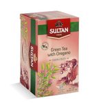 Sultan Tea Moroccan Green Tea with Natural Oregano Leaves Easy to Make Refreshing Taste Soothing Tea for Body and Mind Improves Health Digestion Herbal Green Teas (Single Pack - 20 Tea Bags)