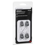 3M Littmann Stethoscope Spare Parts Kit, Snap Tight Soft-Sealing Eartips, Black, Large and Small, 40001