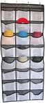 24-Pocket Over the Door Hat Storage Organizer Rack for Baseball Caps