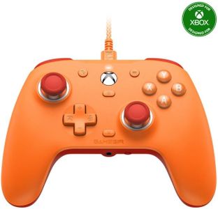 GameSir G7 SE Wired Controller for Xbox Series X|S, Xbox One & Windows 10/11, Plug and Play Gaming Gamepad with Hall Effect Joysticks/Hall Trigger, 3.5mm Audio Jack (Orange)