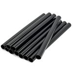 200mm x 15mm Radiator Pipe Covers Black- Pipe Covers- Radiator Pipe Covers (10 Pack)