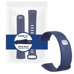 KoreHealth Kore Elite Fitness Tracker Replacement Band (Blue) - For Kore Elite Activity & Fitness Trackers l Soft Fitness Watch Wristband l Heart Rate Monitor Accessories | Available in Four Colors