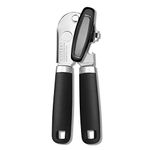 Can Opener Manual, UHIYEE Hand Can Openers with Magnet, Handheld Can Opener Smooth Edge with Sharp cutting wheel, Ergonomic Anti-slip Grips & Ultra Large Knob, Can Opener for Seniors with Arthritis